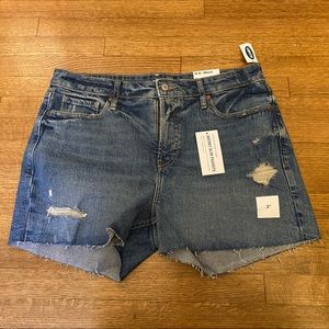 NWT Old Navy O.G. Short Denim Sz 14